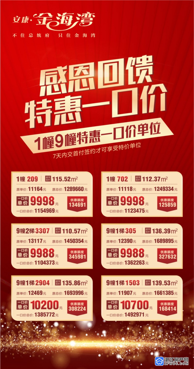 安康金海湾二期精选特惠一口价,低至9988/㎡,年底现楼交付_湛房网资讯