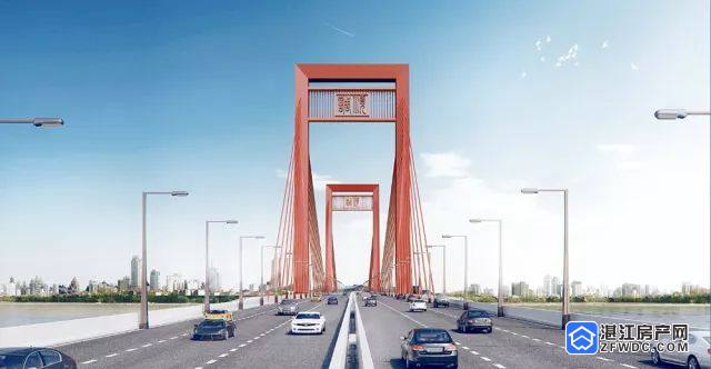 赤坎66坡头10分钟这座高颜值大桥1小时可通行1万辆车