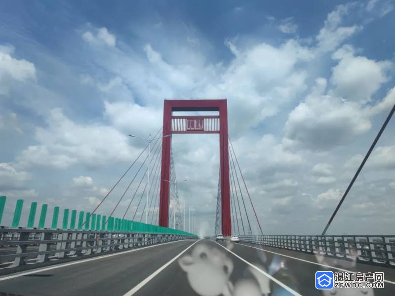 赤坎66坡头10分钟这座高颜值大桥1小时可通行1万辆车